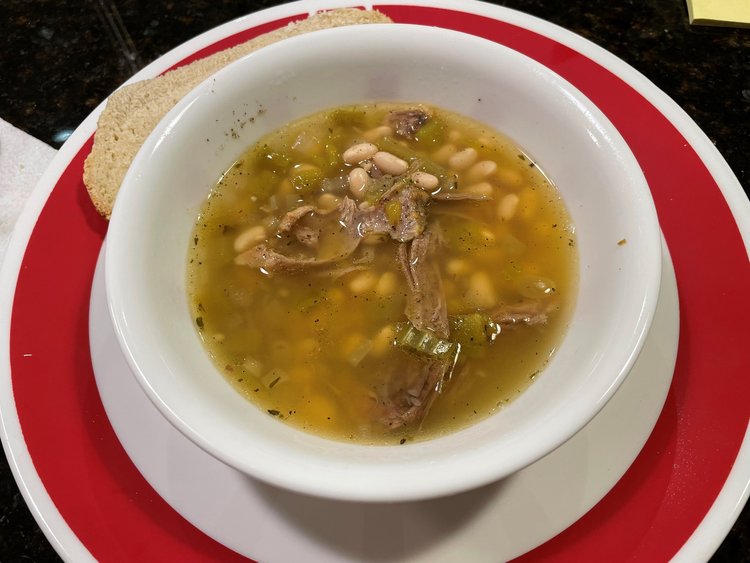 Ham and Bean Soup with Thyme and Chiles