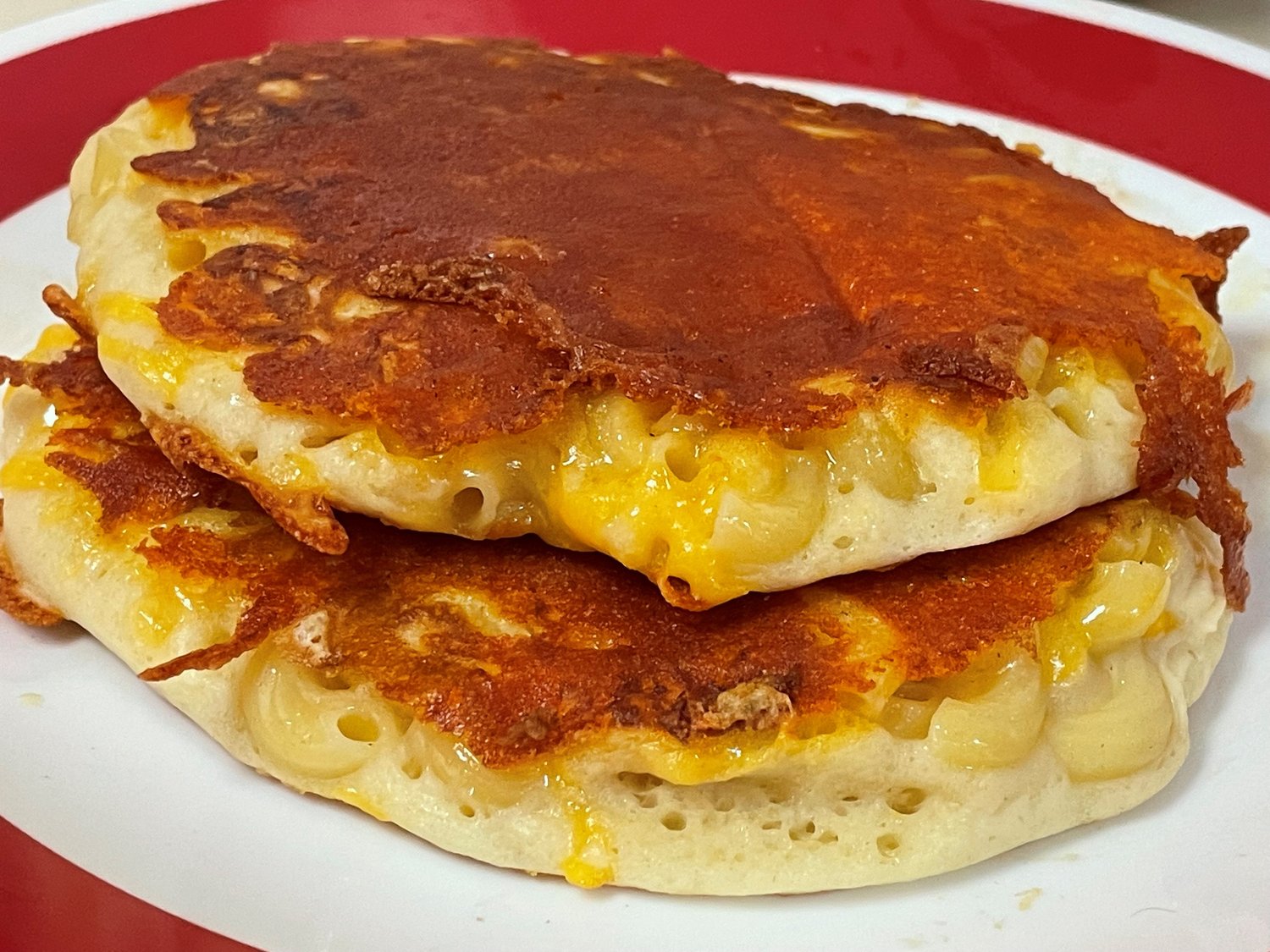 Mac & Cheese Pancakes