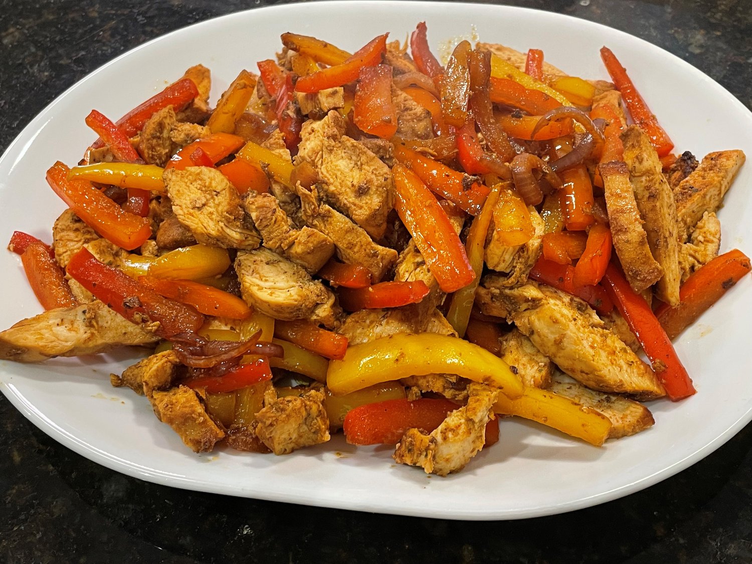 Skillet Chicken Fajitas